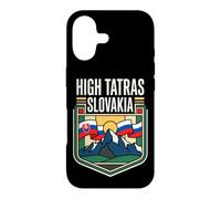 High Tatras Slovakia Flag Mountain Peaks Vintage Art Case for iPhone 17