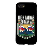 High Tatras Slovakia Flag Mountain Peaks Vintage Art Case for iPhone SE (2020) / 7/8