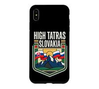 High Tatras Slovakia Flag Mountain Peaks Vintage Art Case for iPhone XS Max