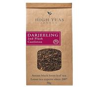 High Teas London Assam Darjeeling Blend Loose Leaf Black Tea 50g - Premium Indian Loose Black Tea Leaves with Rich Malty & Floral Notes
