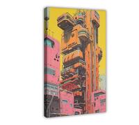 High-Tech City Canvas Poster Wall Art Decor Print Picture Paintings for Living Room Bedroom Decoration 20x30inch(50x75cm)