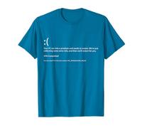 High Tech Clothing - Ultimate Nerd & Geek Apparel Blue Screen of Death - Funny Computer Bluescreen Unisex Adults T-Shirt