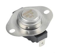 High Temp Limit Switch 200F for Vogelzang for ashley Metal Snap Disc Switch 2x0.86in Manual Reset Safety Sensor for Pellet Stoves VG5770 VG5790 200F Temperature Switch Silver Metal Housing Normally