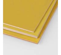 High-Temp Resistant 3240 Epoxy Fiberglass Sheet, 250x250mm Electrical Insulation Board for DIY & Industrial Use(100mmx100mmx1mm 10pcs)