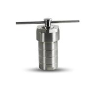 High-Temp Resistant Autoclave Reactor 100ML - Stainless Steel Hydrothermal Synthesis Pressure Distillation Tank, 1pcs(100mL PpL)