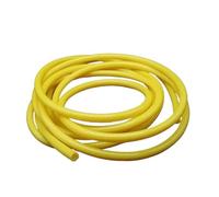 High Temp Resistant Flexible Silicone Tube， Flexible Silicone Hose Yellow ID 0.5-25mm OD 1-31mm 2-15m Garden Aquarium Irrigation Water(Id 0.5mm X Od 1mm,10 Meters)