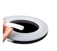High Temp Resistant Flexible Silicone Tube， Silicone Hose White Multiple Sizes(8x1m)
