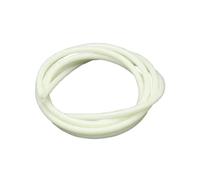 High Temp Resistant Flexible Silicone Tube， Silicone Tube ID 1 to 8mm Length 1m 5m Thickness 1mm Multicolor Multiple Sizes(Creamy-White,5M*2MM*4MM)