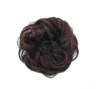 High-Temp Silk Hair Bun Extension 25g Soft Touch(Deep brown)