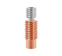 High Temperature Bimetal Copper Titanium Heatbreak Compatible with V6 Hotend Prusa i3 MK3 MK3S Volcano Hot End 3D Printer(Threaded Version)