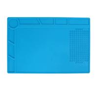 High Temperature Blue Silicone Soldering Mat, Insulated Repair Pad for Electronics, Ideal for Phone and Tablet Repair