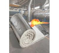 High Temperature Ceramic Fiber Blanket with Aluminum Foil Facing for Heat Insulation in Stoves, Fireplaces, Forges, Kilns, and Ductwork