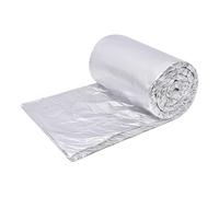 High Temperature Ceramic Fibre Insulation Blanket with Aluminium Foil Lining, Fireproof and Heat-insulating Material, Suitable for Kilns, Boilers(Size:61cm*7.2m(2*23.6ft),20mm(0.78in),Color:Two-sided)