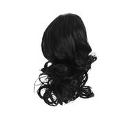 High Temperature Fiber Wig Portable Stylish Fashionable Synthetic Solid Color Replacement Ponytail Hairpiece False Hair Type 1