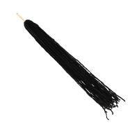 High Temperature Fibre Black Hair Dreadlock Extensions Hip-hop Style | Restyleable, Easy to Put on Take, Good Texture, for Daily Dress up Cosplay Events