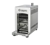 High Temperature Gas Steak Grill and BBQ with Electronic Ignition Tepro Silver One Size