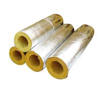 High Temperature Insulation Pipe Sleeve Steinwollrohr Glass Wool Aluminosilicate Cotton Rock Wool 1m Length 34mm to 50mm Diameter Effective Thermal Insulation Solution