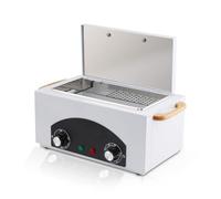 High Temperature Metal Tool Cleaning Box Dry Heat Sterilizer with Timer Manicure Pedicure SPA Salon Barber Equipment for Dentist Clinic Lab Sundry Beauty Hair Cut Nail Metal Tools (UK Plug)