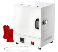 High Temperature Muffle Furnace 2102℉ 1150℃ Burnout Oven 2000W Tabletop Kiln for Metal Lab