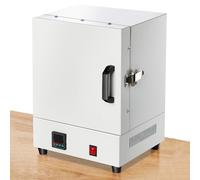 High-Temperature Muffle Oven, 1150℃ Electric Kiln for Metal Melting, Jewelry Making, Plaster Wax Burnout Oven, 2000W, Compact Size 16x16x13.8cm