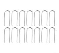 High Temperature Nichrome Wire Jump Rings, U-Shaped Hanging Burning Needle Flexible Clay Hooks, For DIY Pendant,Ornaments(50pcs)