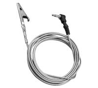 High Temperature Pit Probe Fit for Flame Boss Kamado with 90°Straight Plug, Replacement Probe with Stainless Steel Alligator Clip, Up to 475°F