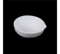 High Temperature Quartz Silica Melting Crucible Dish, 5.2/6.8cm Semicircular Crucible for Jewelry 1pc(6.8 * 2.5cm)