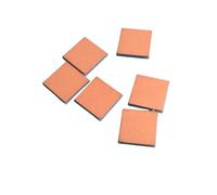 High-Temperature Resistant Copper Coated Aluminum Nitride Ceramic Sheet for Efficient Thermal Management 1pcs(8x8x0.25mm 2-Sided Copper)