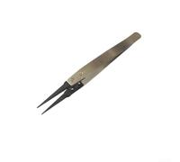 High Temperature Resistant ESD Tweezers with Replaceable Carbon Fiber Tips for Precision Electronics and Soldering in Industrial Environments (ESD-259A)