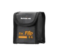 High-Temperature Resistant Explosion-Proof Battery Safety Storage Bag for FLIP Lithium Batteries Fire-Retardant Radiation-Shielding Protection Drone Accessories (Bag Only) (Install 2 battery)