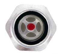 High Temperature Resistant Oil Level Gauge with Clear Glass for Use in Air Compressors and More