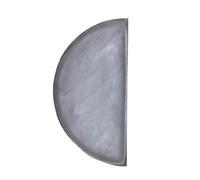 High-Temperature Resistant Pottery Kiln Shelves, Round & Half-Round Refractory Plates, 0.7CM Thickness, Nitrogen Carbon Material, Ideal for Pottery Firing & Glazing