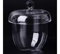 High Temperature Resistant Quartz Crucible - & High Permeability Glass Instrument for Heating and Boiling(15ML 3pcs)