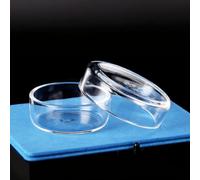 High-Temperature Resistant Quartz Glass Sample Box - Precision Laboratory Instrument, Outer Diameter Φ30mm-150mm 1pcs