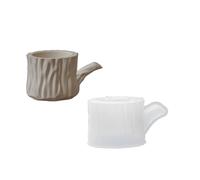 High Temperature Resistant Silicone Candle Cup Tree Stump Candle Holder Succulent Planter Jewelry Mold Plaster