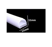 High temperature resistant silicone seal E Type Strip Red White E Shape Silicone Stirp Door Oven Freezer Door Oven Steaming(E3)