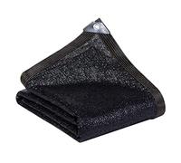 High-Temperature Resistant Solar Shade Cloth, Customizable Black Shade Sail (8x8m/26.2x26.2ft) - Anti-Aging UV Protection, Outdoor Canopy for Patio, Garden, and Pool