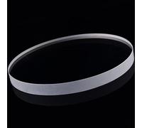 High Temperature Resistant Transparent Quartz Glass Optical Lens - 50mm Diameter, 1mm Thickness(12x0.29mm 10pcs)