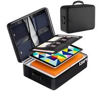 High Temperature Resistant Up to 5200F Waterproof File Protections Box Silica Fiber Construction for Documents Valuables Secure Storage Solution Fiberglass Box