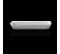 High-Temperature Resistant Zirconia Crucible - Durable Ceramic Corundum Dish for Industrial Use, 1 PCS(25mL - 100x20x15mm)