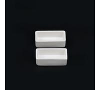 High-Temperature Resistant Zirconia Crucibles - Calcium Oxide Square Crucibles for Industrial Use,1pcs(100 x 40 x 20mm)