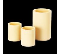 High-Temperature Resistant Zirconia Cylindrical Crucibles - ZrO2 Ceramic Crucibles for Laboratory,1pcs(28x34mm)