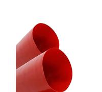 High Temperature Silicone Reducer Hose, 2cm- 30cm Flexible Duct Connector, for Blower Exhaust and Mechanical Joint(Red,ID 10cm)
