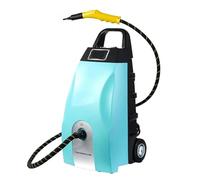 High Temperature Steam Cleaner with High Pressure Jet, 2500W Power for Home and Car Cleaning, Includes Accessories for Dry and Wet Steam Use