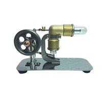 High Temperature Stirling Engine Model, Hot Air Stirling External Combustion Engine Motor, Mechanical Science Collectible Stirling Motor for Him, Science Experiment Gifts for Adult
