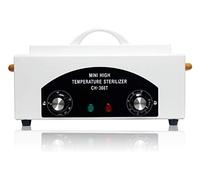 High Temperature UV Sterilizer Box, Nail Art Sterilizer Tools Nail Art Equipment with Hot Air Disinfection Cabinet for Salon Spa Beatuty Health Care