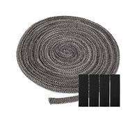 High Temperatures Resistant Fireproofs Sealing Rope for Woods Burning Stove Glass Fiber Construction Prevents Heat Loss Adjustable Fireplaces Sealant