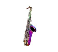 High Tenor Saxophone Bb Tune Lacquered Dazzling Colour Woodwind Instrument With Case Accessories (Color : 02)