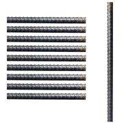 High-Tensile Steel Rebar Reinforcement Bar (8mm to 16mm) | Concrete Reinforcing Mesh Threaded Bar for Foundations & Slabs | BS 8666:2005 Compliant (10, 20mm x 450mm)