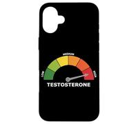 High Testosterone Gym Bro Bodybuilding Low Cortisol Meme Case for iPhone 16 Plus
